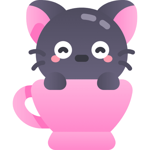 Cat avatar domestic mug icon