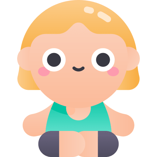 Meditation pilates exercise lotus position icon