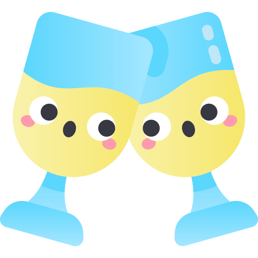 Toast champagne alcohol champagne glass icon