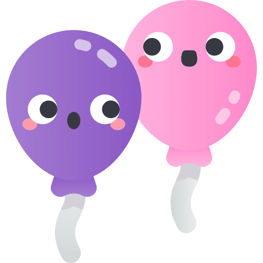Balloons entertainment balloons birthday icon
