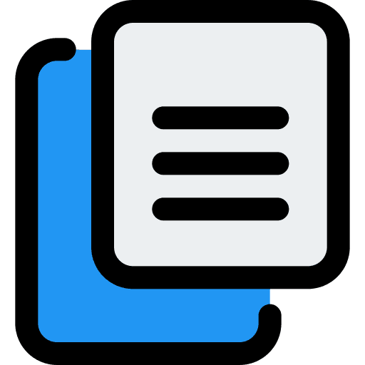 Copy text file copy icon