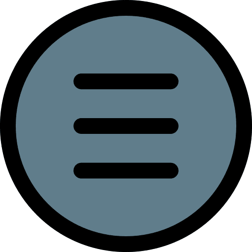 Hamburger ui hamburger circle icon