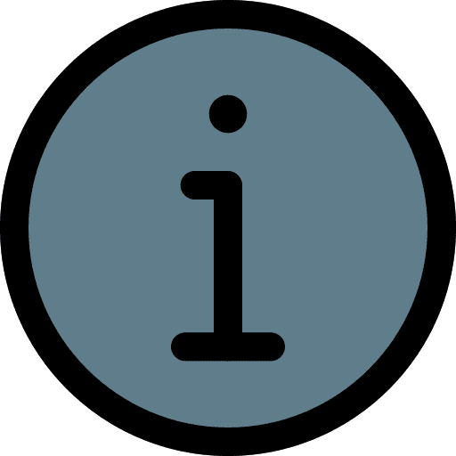 Info interface about customer service icon