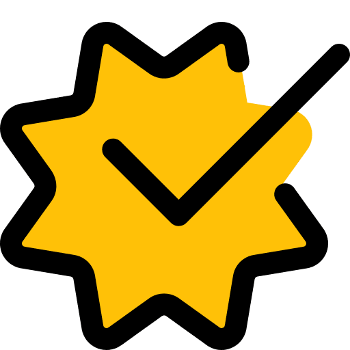 Label tick mark tick validation icon