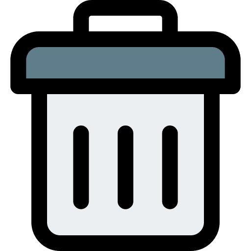 Bin garbage bin trash can icon