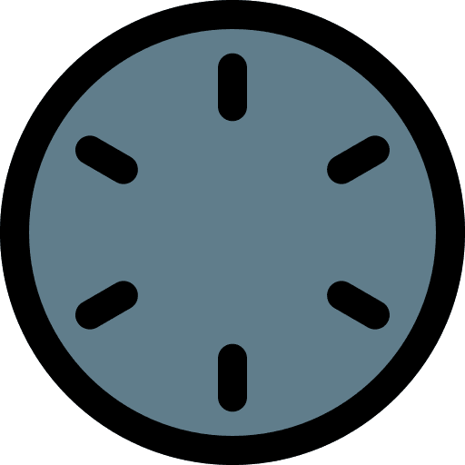 Clock interface clock time icon