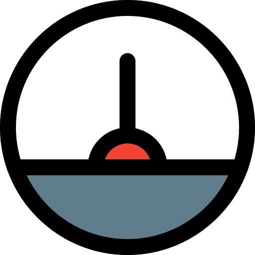 Gauge transportation speedometer ui icon