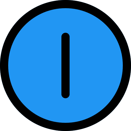 Power on ui interface energy icon