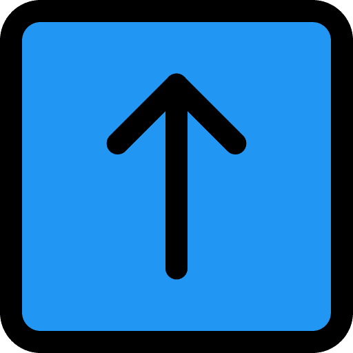 Up arrow navigate arrow ascending icon