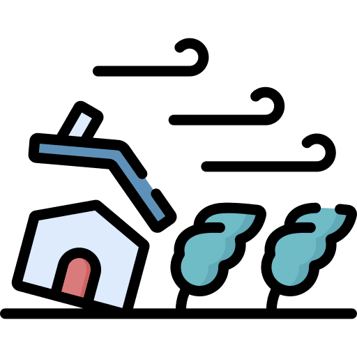 Wind sky natural disaster weather icon