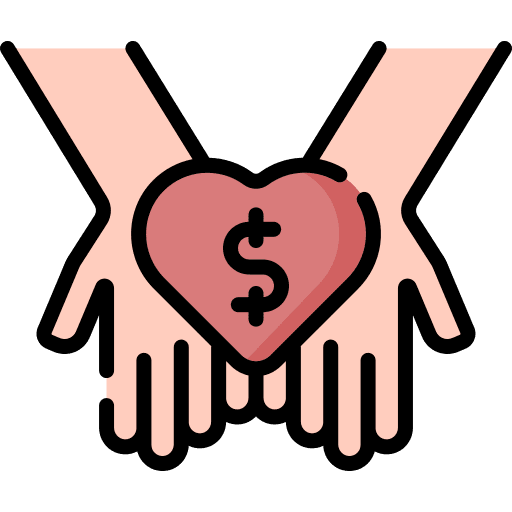 Donation humanitarian donation charity icon
