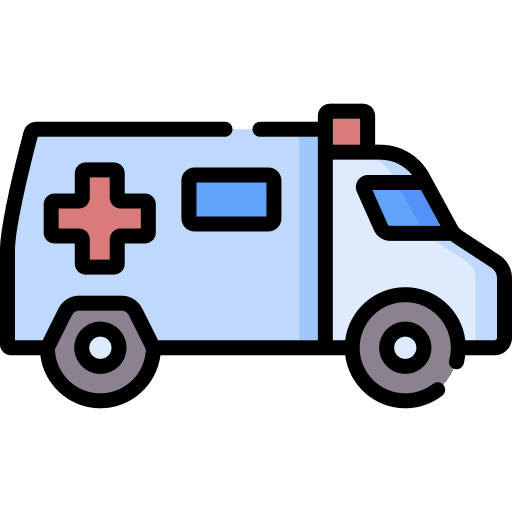 Ambulance emergency truck vehicle icon