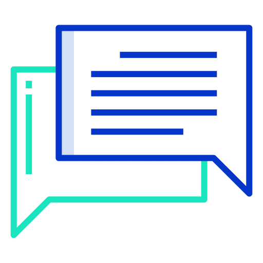 Chat message chat box speech icon