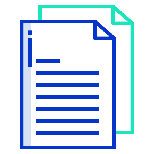 Document archive format document icon