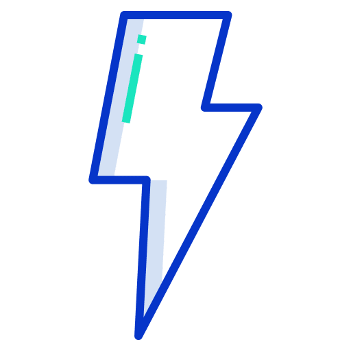 Flash energy thunder weather icon