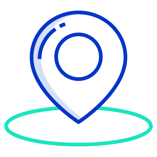 Location maps and location area placeholder icon