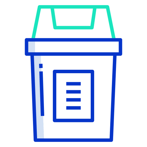 Trash garbage miscellaneous trash bin icon