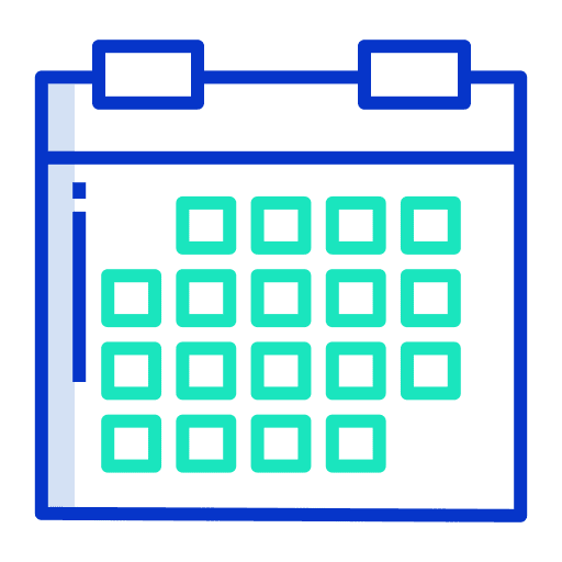 Calendar administration organization calendar icon