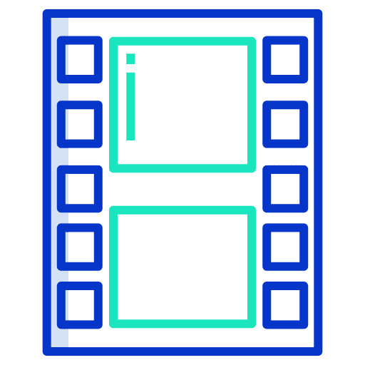 Film reel entertainment photographic film movie icon