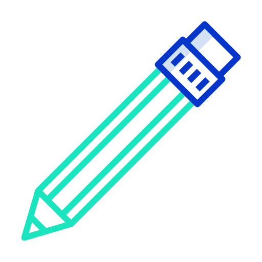 Pencil writing edit draw icon
