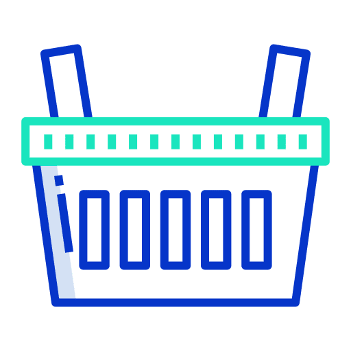Basket basket shopper shopping basket icon