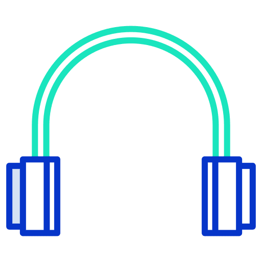 Headset gadget electronic headset icon