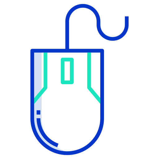 Mouse electronic ui clicker icon