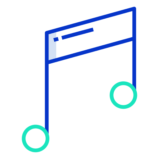 Music music player music and multimedia interface icon
