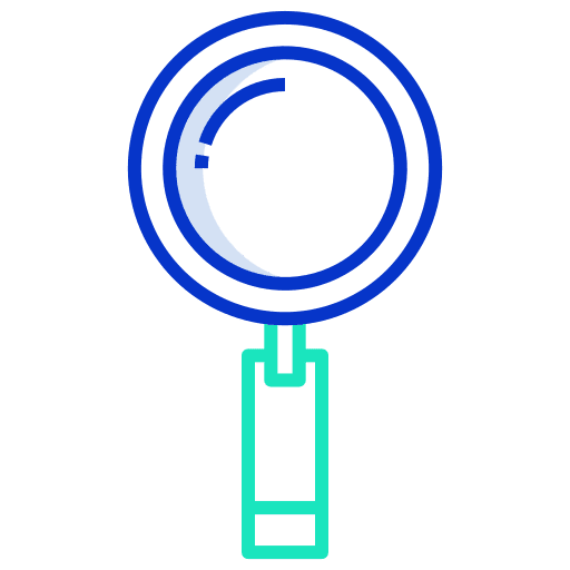 Search loupe zoom glasses icon