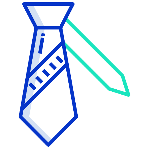 Tie clothing accessory work icon