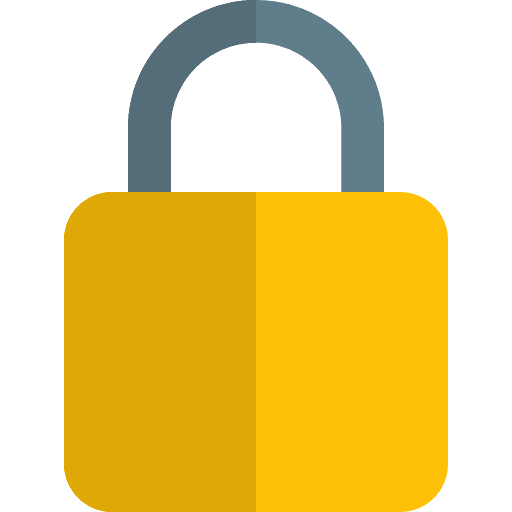 Lock secure locked padlock icon