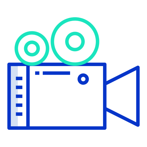 Video camera ar camera movie camera icon