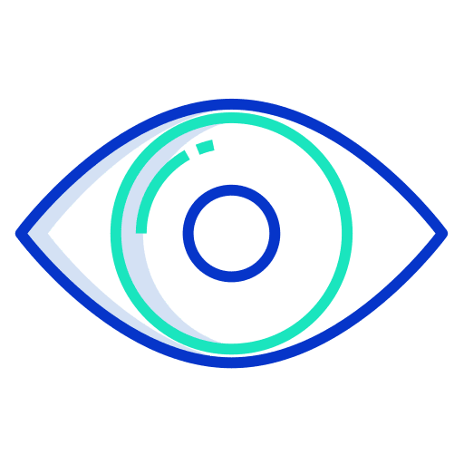 View watching visible optical icon