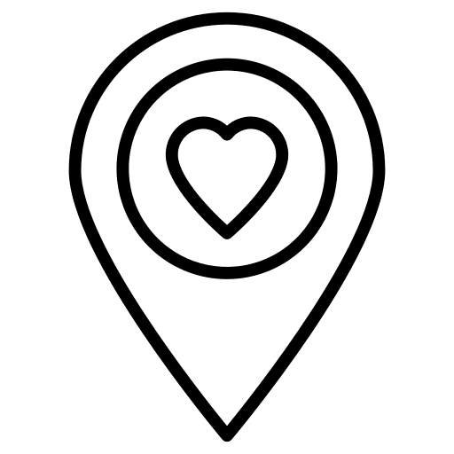 Location maps and location placeholder location icon