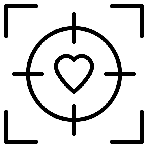 Aim love valentine love and romance icon