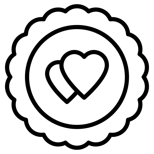 Award medal award love and romance icon