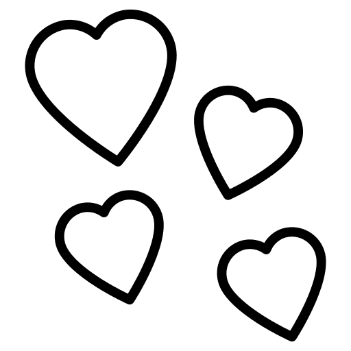 Heart love and romance valentines day love icon