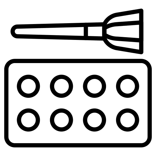 Makeup beauty make up powder icon