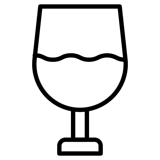 Wine glass food and restaurant wine glass drink icon