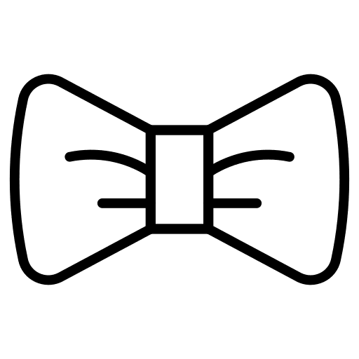 Bow tie bow tie elegant bowtie icon