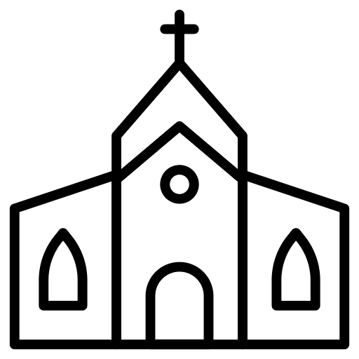 Church wedding church marriage icon