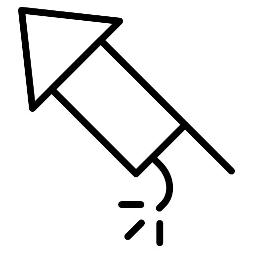 Firework celebration birthday and party party icon