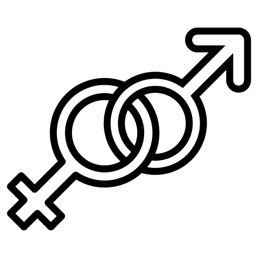 Sex symbol gender fluid sex symbol shapes and symbols icon