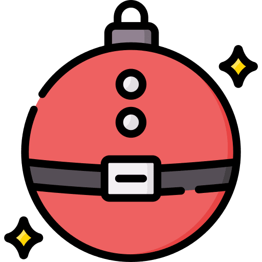 Bauble christmas ornament bauble icon