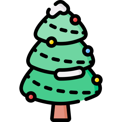 Christmas tree nature woods forest icon
