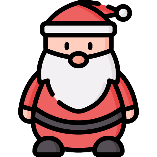 Santa claus christmas avatar people icon