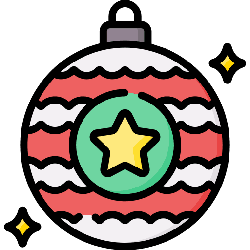 Bauble bauble ball ornament icon