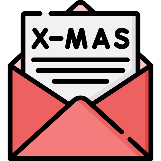 Greeting card envelope mail letter icon