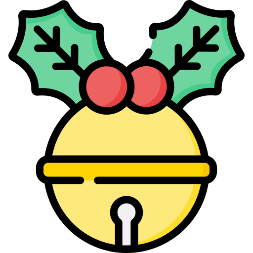 Bell bell mistletoe music and multimedia icon