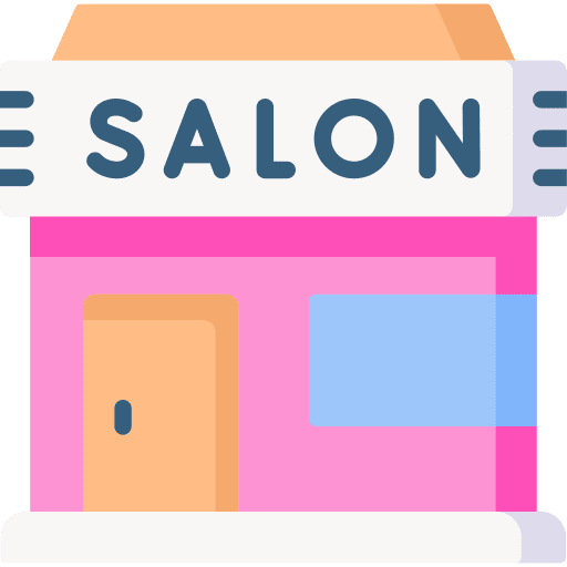 Hair salon hair salon beauty salon architecture and city icon